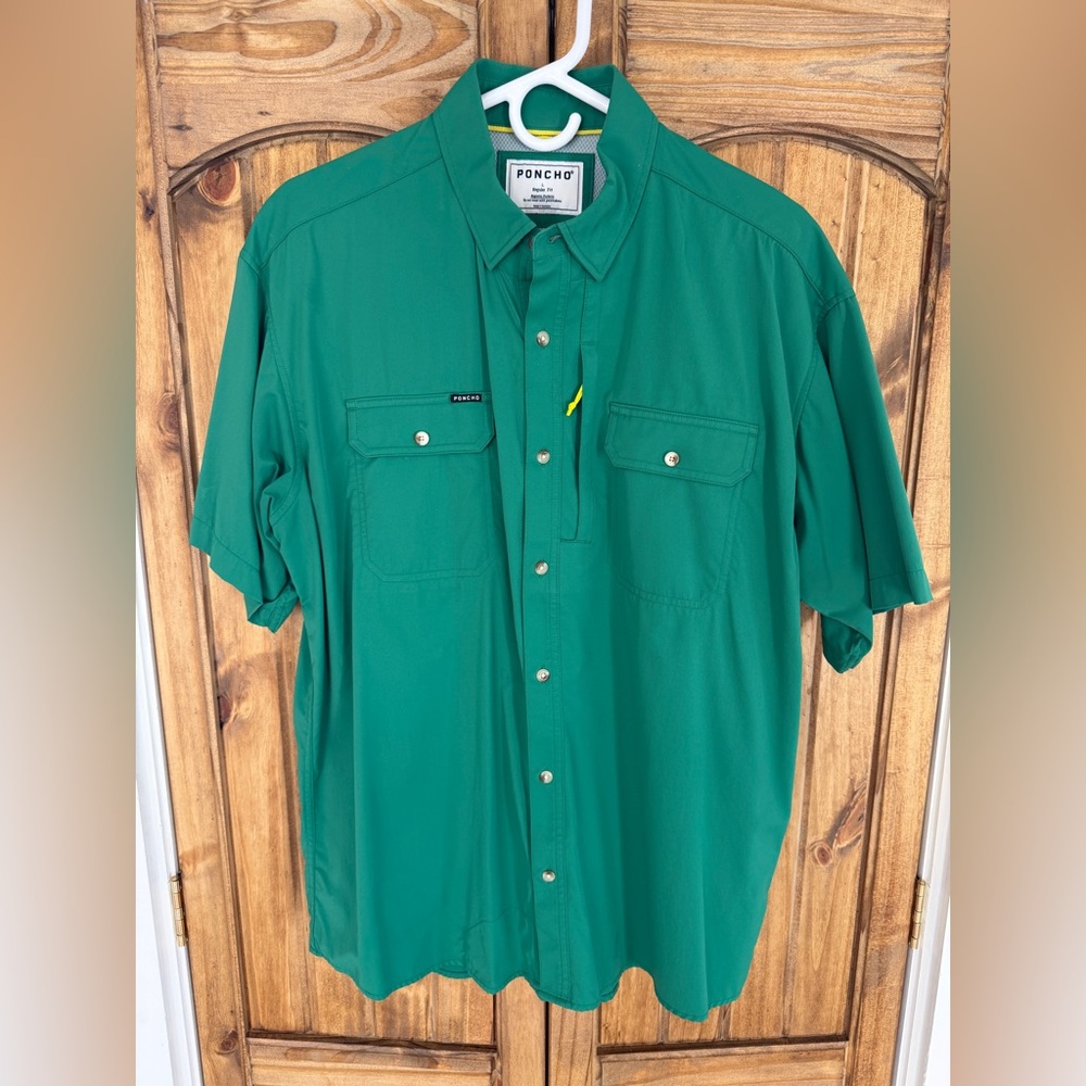 Poncho The Magnolia (Green) | Large | Regular